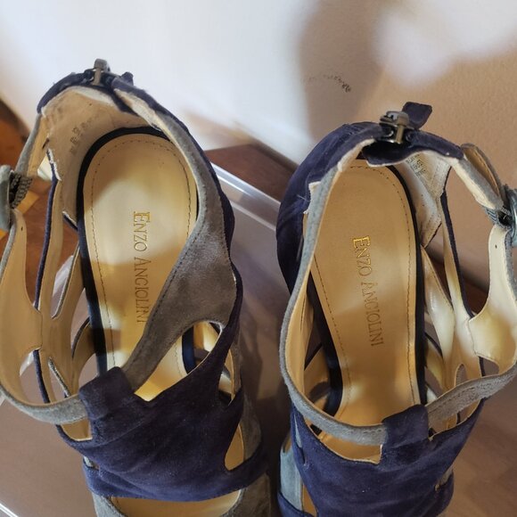 Enzo Angiolini Eamontie Two-tone Platform Heels - Picture 3 of 3